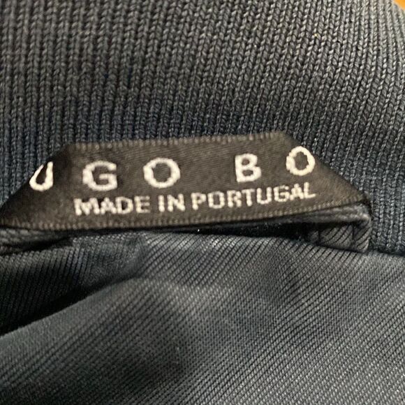 Vintage Hugo Boss mid weight Full Zip Golf Jacket Men’s Size XL (46R) Dark Blue - Picture 6 of 11